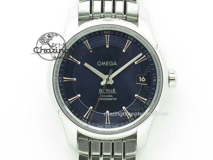 0501 Functional De Ville MK 1:1 Best Edition SS White Dial On Black Leather Strap A 8260